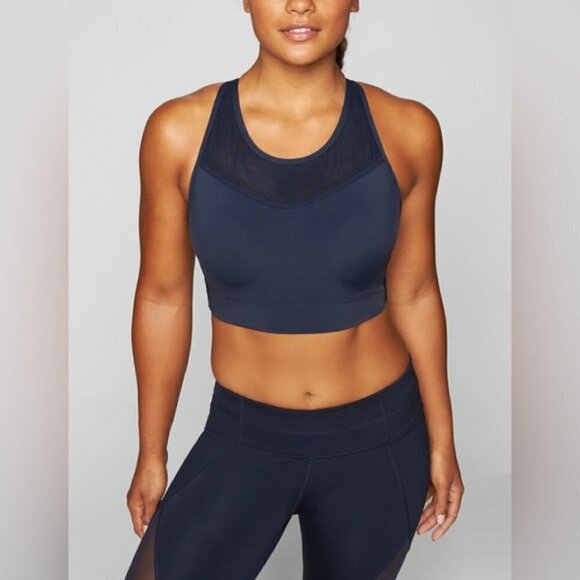 Athleta Gigi Sports Bra High Impact Black Athletic Active 868882 Womens XS - Picture 2 of 9